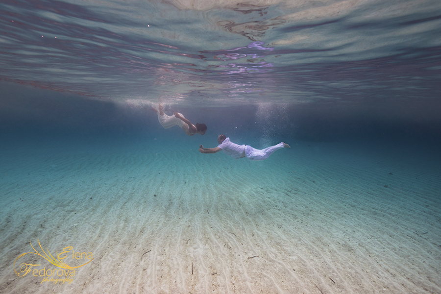 underwater photo shoot isla mujeres