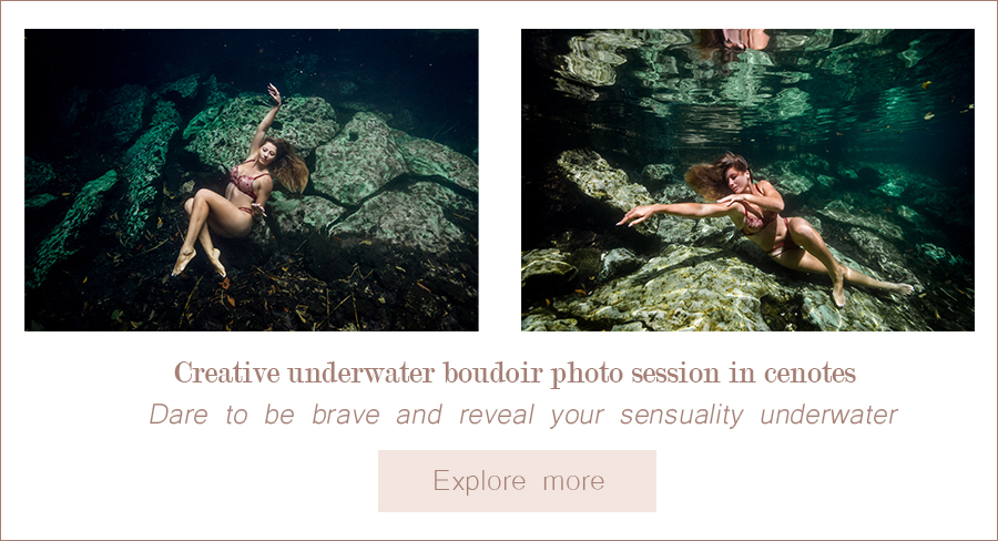 underwater boudoir in cenotes