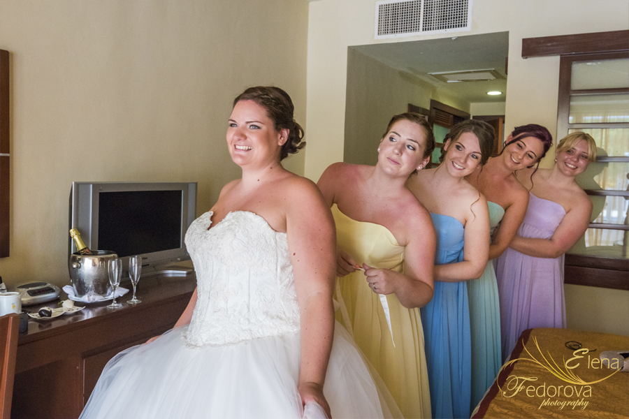 grand riviera princess wedding bridesmaids