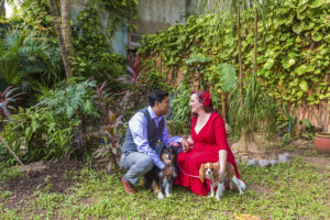 playa del carmen dog photo shoot