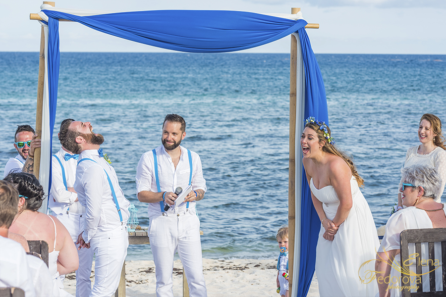 blue venado beach club wedding
