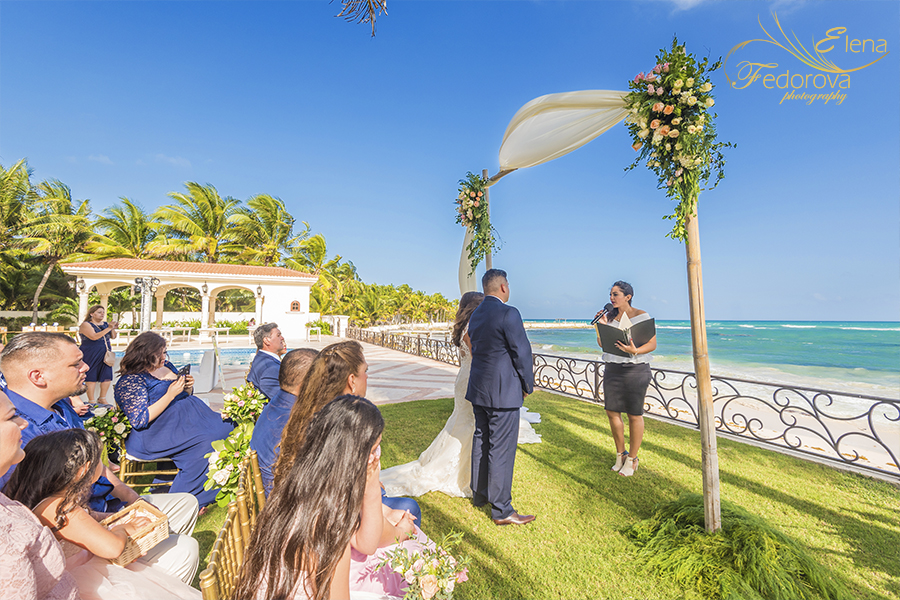 mexico villa la joya wedding ceremony