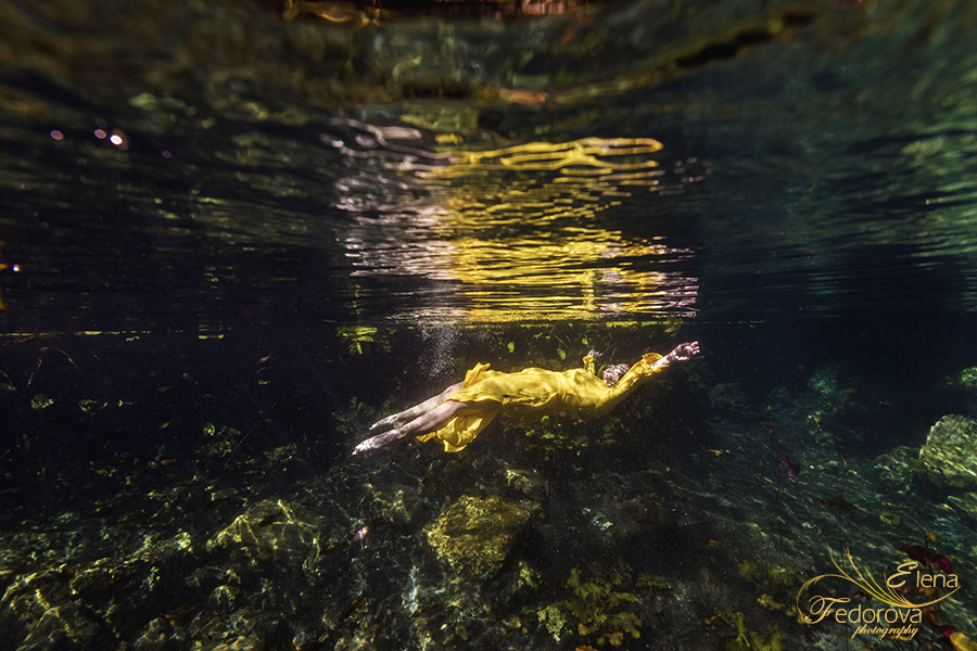 underwater photo session
