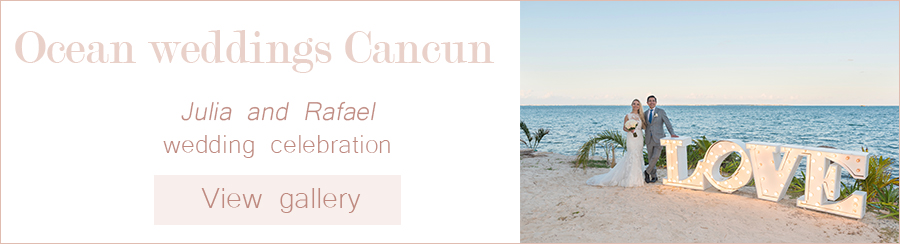 ocean weddings events cancun