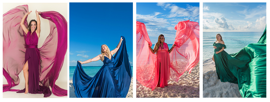 flowy and flying dresses photography
