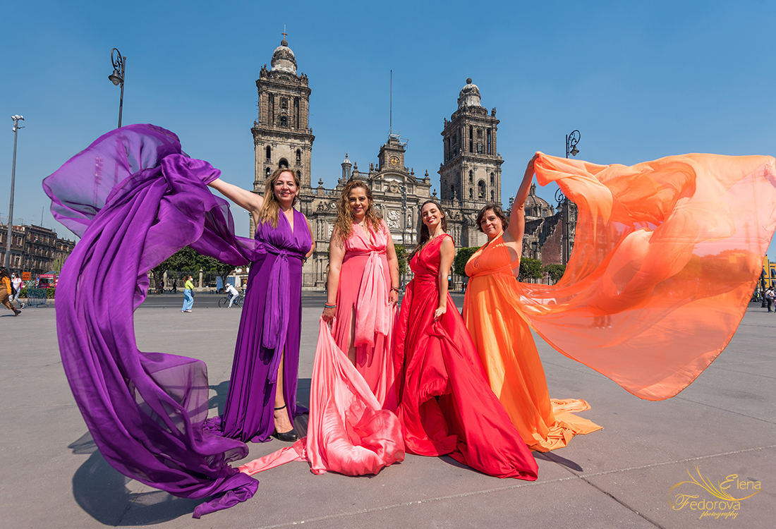 flying dress photos mexico city